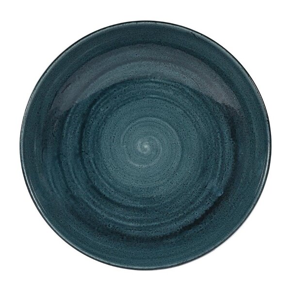 Coupeschalen | STONECAST PATINA | Porselein | Rustic Teal | 113.6cl | 12 Stuks | Ø248mm