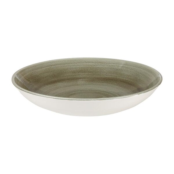 Coupeschalen | STONECAST PATINA | Porselein | Burnished Green | 114cl | 12 Stuks | Ø248x50(h)mm