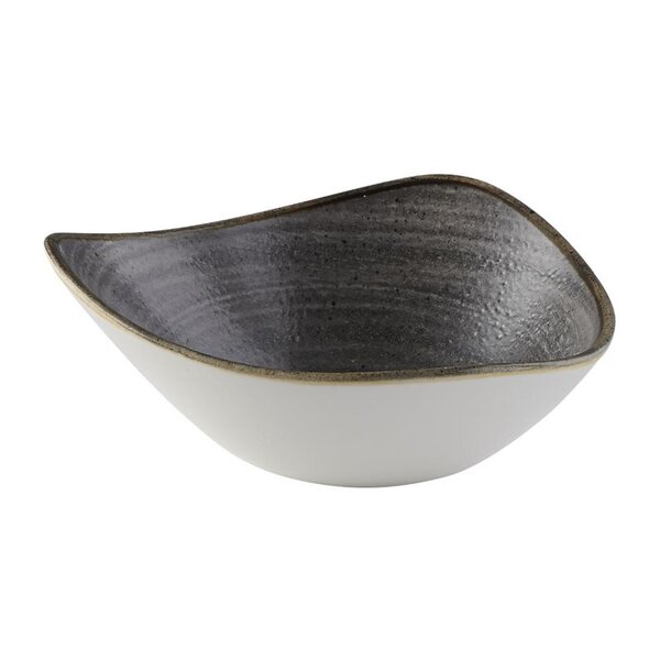 Schalen | STONECAST RAW | Keramiek | Black | 12 Stuks | Ø178mm