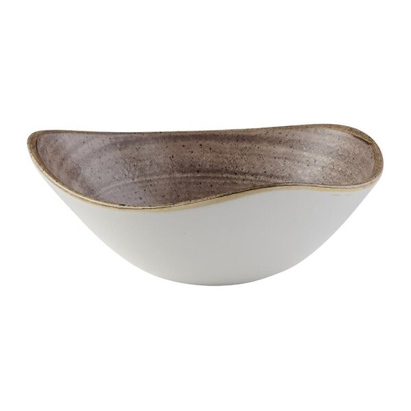 Schalen | STONECAST RAW | Keramiek | Brown | 12 Stuks | Ø178mm