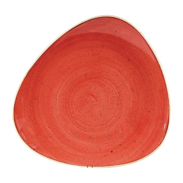 Borden | STONECAST | Porselein | Berry Red | 12 Stuks | Ø265mm