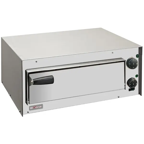 Pizzaoven | Elektrisch | 1x Ø35cm | ≤200°C | 1.9kW (230V) | 560x520x250(h)mm
