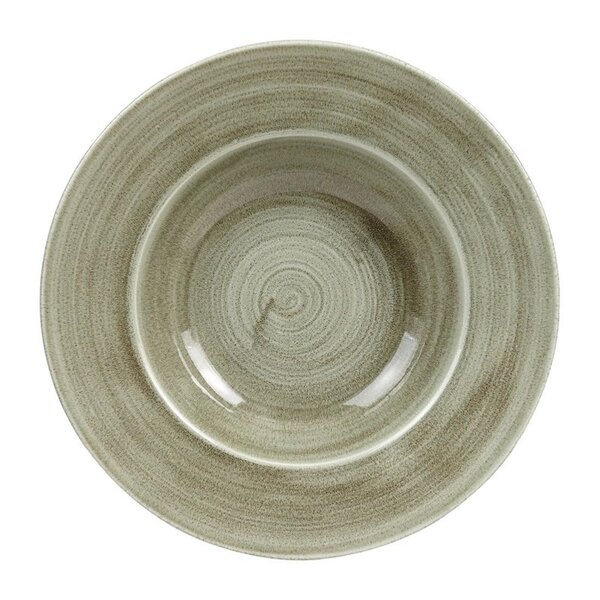 Schalen | STONECAST PATINA | Porselein | Burnished Green | 46cl | 12 Stuks | Ø280x52(h)mm