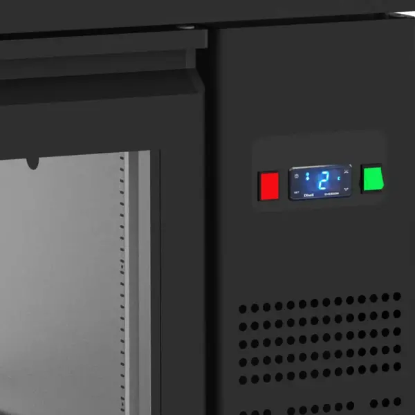 Doorgeef-Barkoelkast | FGB | 680L | Zwart | -2°C/+8°C | Geforceerd | 2x 4 Draaideuren | 2490x610x950(h)mm