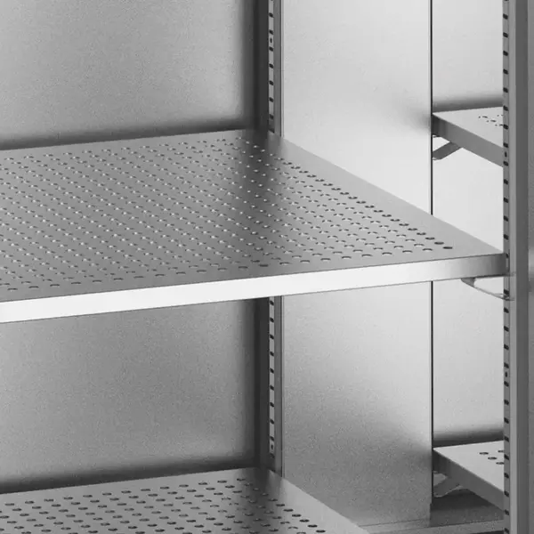 Doorgeef-Barkoelkast | FGB | 680L | Zwart | -2°C/+8°C | Geforceerd | 2x 4 Draaideuren | 2490x610x950(h)mm