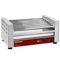 Diamond Worstengrill | HOTDOG LINE | 1 Zone (7 Rollen) | 0°C/300°C | 0.9kW (230V) | 545x320x240(h)mm 