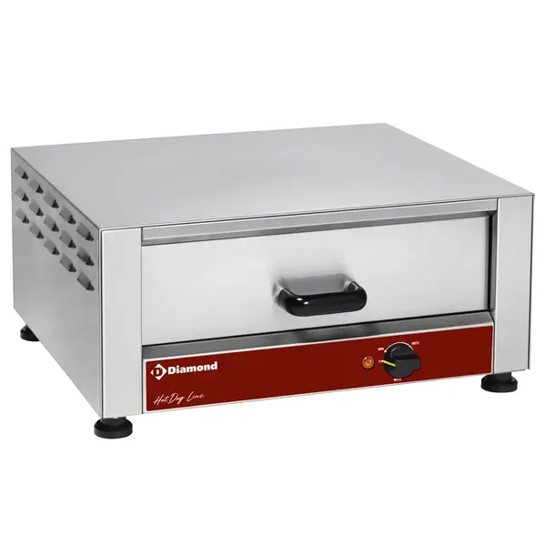 Broodjeswarmer | HOTDOG LINE | 2/3 GN | 0°C/90°C | 0.7kW (230V) | Vochtigheidsregeling | 545x460x220(h)mm