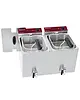 Diamond Friteuse | FRYERS LINE | Elektrisch | 8+8L | 0°C/190°C | 6kW (2x 230V) | Aftapkranen | 545x445x350(h)mm 