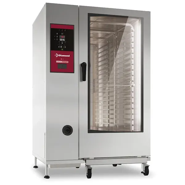 Combisteamer | Elektrisch | 20 Niveaus (2/1 GN) | 25°C/300°C | 65.4kW (400V) | Zelfreiniging | Touchbediening | 1162x1066x1794(h)mm