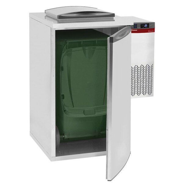 Afvalbakkoeler | REFRIBOX | Enkel (1x 240L-Container) | Incl. Koelunit | +2°C/+8°C | 0.32kW (230V) | 735/1020x870x1290(h)mm