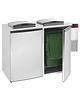 Diamond Afvalbakkoeler | REFRIBOX | Dubbel (2x 240L-Container) | Incl. Koelunit | +2°C/+8°C | 0.32kW (230V) | 1750/2035x870x1290(h)mm 