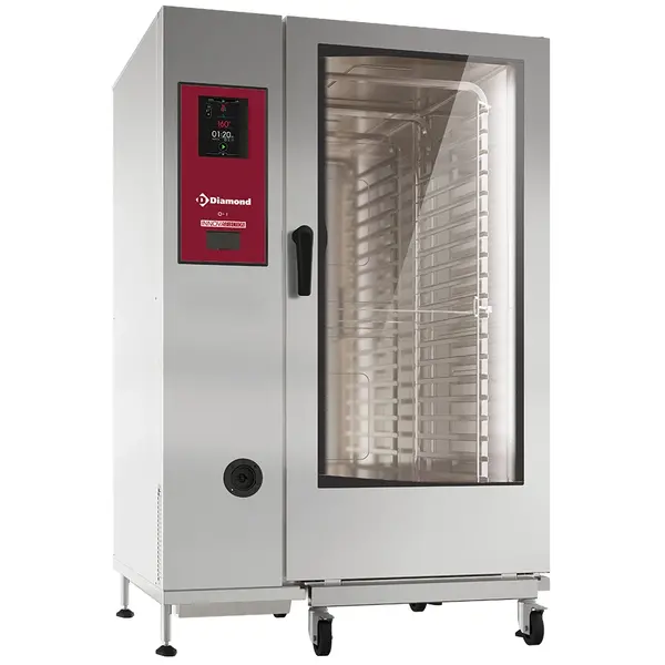 Combisteamer | Elektrisch | 20 Niveaus (2/1 GN) | 25°C/300°C | 65.4kW (400V) | Zelfreiniging | Touchscreen | 1162x1066x1794(h)mm