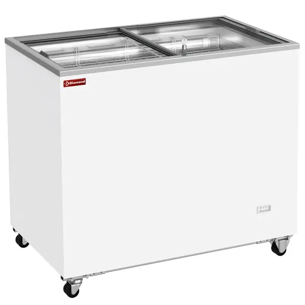 Vrieskist | 303L | Wit | -15°C/-23°C | Statisch | Schuifdeksels (Vlak) | 1015x635x890(h)mm