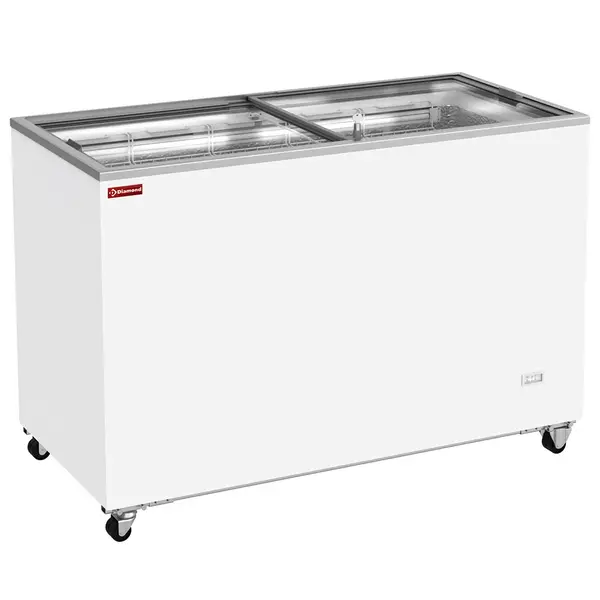 Vrieskist | 410L | Wit | -15°C/-23°C | Statisch | Schuifdeksels (Vlak) | 1305x635x890(h)mm