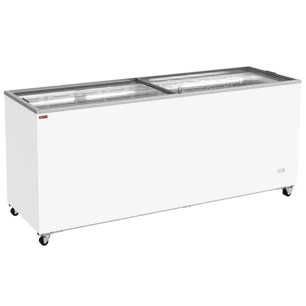 Vrieskist | 672L | Wit | -15°C/-23°C | Statisch | Schuifdeksels (Vlak) | 2050x635x890(h)mm