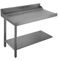 Diamond Afvoertafel (Links) | RVS | Bodemschap | Achteropstand | 1200x770x850/1020(h)mm 