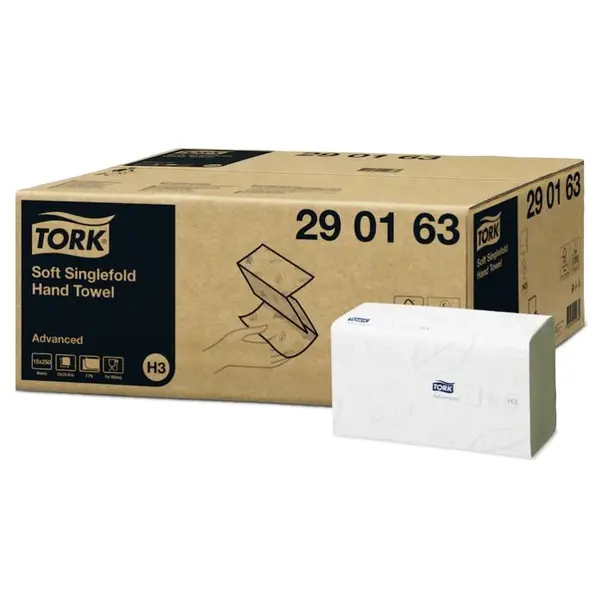 Z-Gevouwen Handdoeken | Xpress®-Papier (2-Laags) | Wit | 250 Vel/Pak | 15 Pakken | 115x248mm
