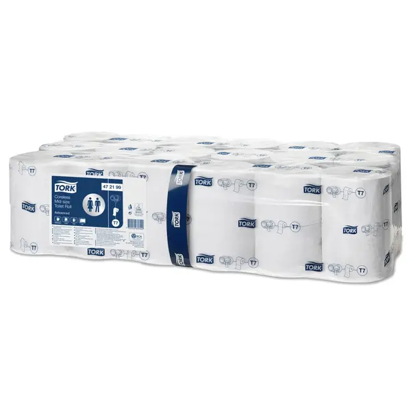 Toiletpapier Midsize Rol (Coreless) | ADVANCED | 2-Laags | Wit | 104m/Rol | 36 Rollen | Ø131mm