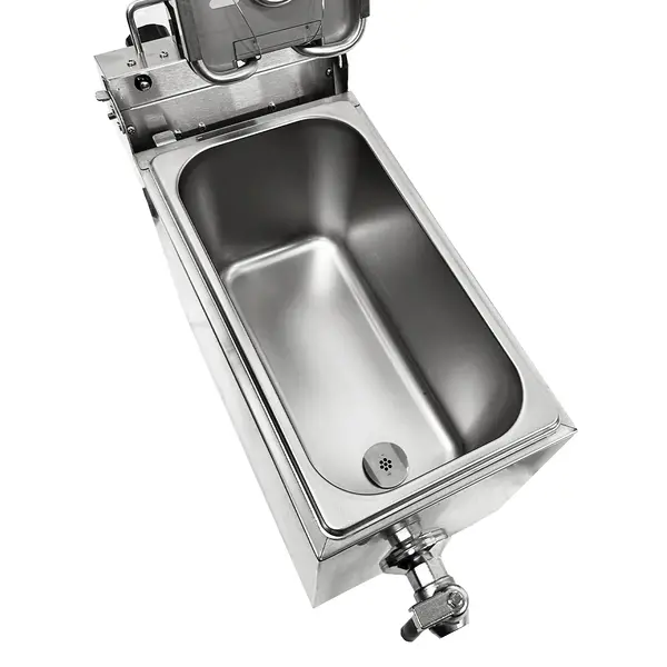 Friteuse | Elektrisch | 4L | 60°C/200°C | 2kW (230V) | Aftapkraan | 190x540x330(h)mm