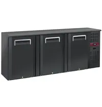 Diamond Barkoelkast | BOTTLES EVO | 500L | Zwart | -2°C/+8°C | Statisch + Ventilator | Draaideuren | 2085x515x860(h)mm 