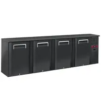 Diamond Barkoelkast | BOTTLES EVO | 783L | Zwart | -2°C/+8°C | Statisch + Ventilator | Draaideuren | 2540x515x860(h)mm 