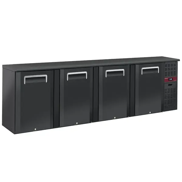 Barkoelkast | BOTTLES EVO | 783L | Zwart | -2°C/+8°C | Statisch + Ventilator | Draaideuren | 2540x515x860(h)mm