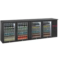 Diamond Barkoelkast | BOTTLES EVO | 620L | Zwart | +2°C/+8°C | Statisch + Ventilator | Draaideuren | 2540x535x860(h)mm 