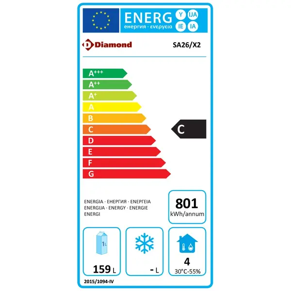 Koelwerkbank | COMPACT LINE EVO | 159L | 2 Deuren (1/1 GN) | 0°C/+8°C | Statisch + Ventilator | Werkblad Afneembaar | Wielen (Geremd) | 900x700x880(h)mm