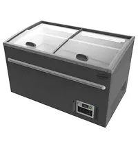 CombiSteel Supermarkt Vrieskist | 530L | Grijs | -18°C/-22°C | Statisch | Schuifdeksels | 1450x850x870(h)mm 