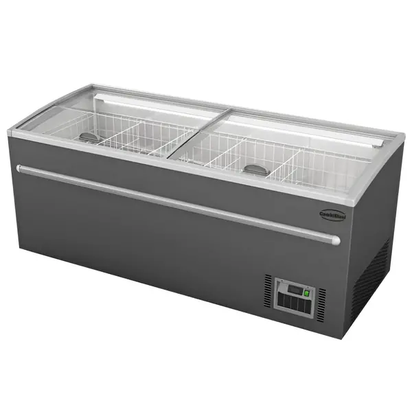 Supermarkt Vrieskist | 850L | Grijs | -18°C/-22°C | Statisch | Schuifdeksels | 2100x850x870(h)mm
