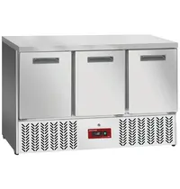Diamond Vrieswerkbank | COMPACT LINE EVO | 350L | 3 Deuren (1/1 GN) | -10°C/-18°C | Statisch + Ventilator | Werkblad Afneembaar | Wielen (Geremd) | 1365x700x880(h)mm 