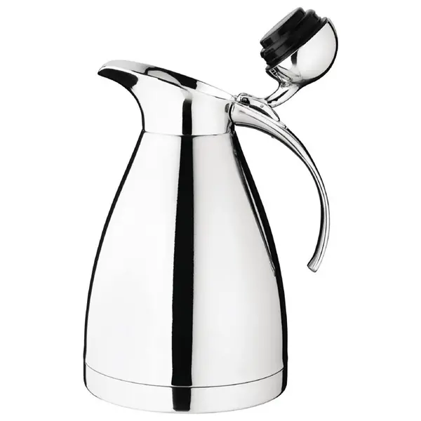 Thermoskan | RVS | 1.5L | Klapdeksel (Rubber Afdichting) | Ø145x250(h)mm