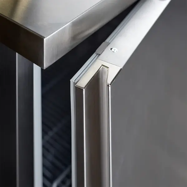 Koelkast | 400L | RVS | +1°C/+8°C | Statisch + Ventilator | Wielen | 590x645x1860(h)mm