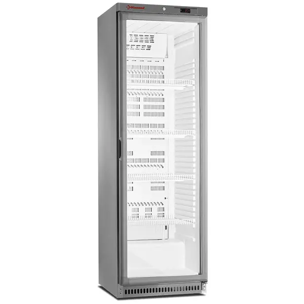 Koelkast | 400L | RVS | +1°C/+8°C | Statisch + Ventilator | Wielen | 590x645x1860(h)mm