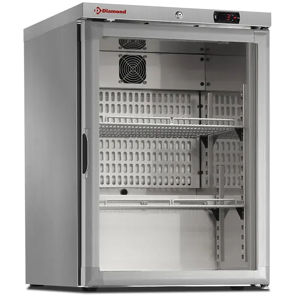 Koelkast | 150L | RVS | +1°C/+8°C | Statisch + Ventilator | 600x600x835(h)mm