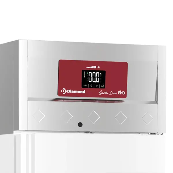 Koelkast | GASTRO LINE | 1400L (2/1 GN) | RVS | 0°C/+8°C | Geforceerd | Draaideuren | Wielen (Geremd) | 1358x856x2145(h)mm