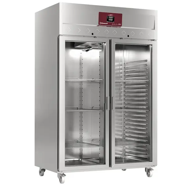Vrieskast | GastroLine EVO | 1400L (2/1 GN) | RVS | -15°C/-22°C | Statisch + Ventilator | Draaideuren | Wielen (Geremd) | 1358x856x2145(h)mm