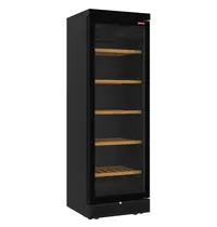 Diamond Wijnkoelkast | WINE EVO | 382L (118x 75cl) | Zwart | 1 Zone | +7°C/+20°C | Statisch + Ventilator | Wielen | 600x618x1863(h)mm 