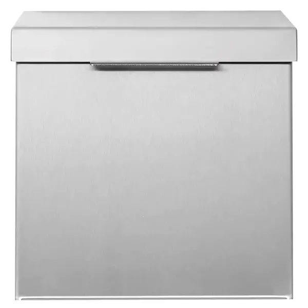 Wandafvalbak | MARE | RVS (Geborsteld) | 4.2L | Klapdeksel | Incl. Bevestiging | 215x112x240(h)mm