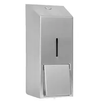 Luxus Zeepdispenser | MARE | RVS | Vloeibare Zeep (750ml) | Dosering 1ml | Wandmontage | 120x110x260(h)mm 