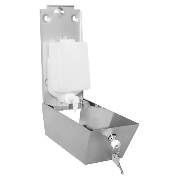 Zeepdispenser | MARE | RVS | Vloeibare Zeep (750ml) | Dosering 1ml | Wandmontage | 120x110x260(h)mm