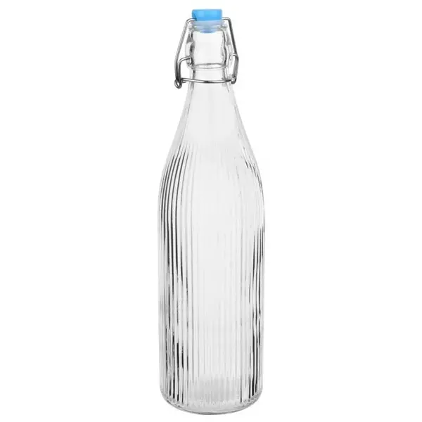 Flessen | Glas | 1L | Beugelsluiting | 6 Stuks | Ø85x315(h)mm