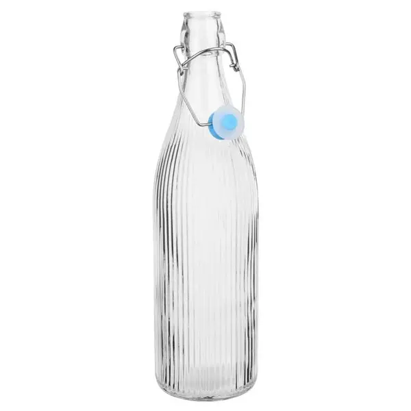 Flessen | Glas | 1L | Beugelsluiting | 6 Stuks | Ø85x315(h)mm