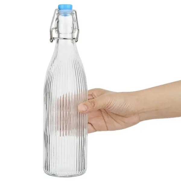 Flessen | Glas | 0.5L | Beugelsluiting | 6 Stuks | Ø71x271(h)mm