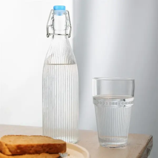 Flessen | Glas | 0.5L | Beugelsluiting | 6 Stuks | Ø71x271(h)mm