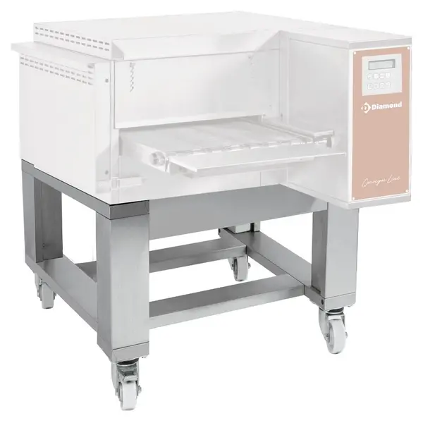 Onderstel | Diamond Tunneloven DIA-FTEV40/58-N | Wielen (Geremd) | 715x580x620(h)mm