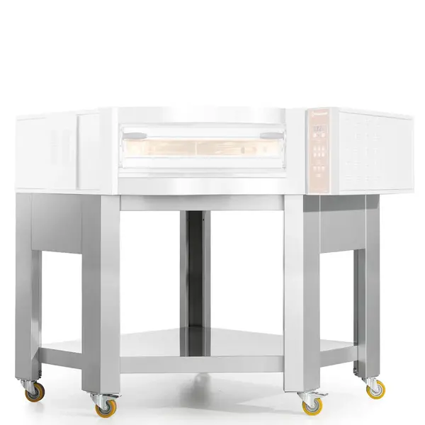 Onderstel | Diamond Hoekmodel Pizzaoven CGD/1/2-DG | Wielen (Geremd) | 1419x1419x900(h)mm
