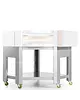 Diamond Onderstel | Diamond Hoekmodel Pizzaoven CGD/1/2-DG | Wielen (Geremd) | 1419x1419x900(h)mm 