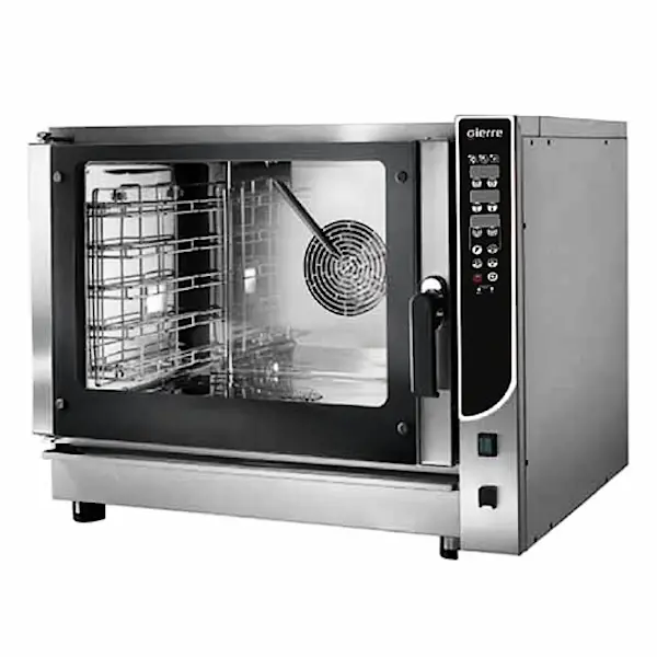Combisteamer | 4 Niveaus (EN/GN) | Elektrisch | 30°C/280°C | 5.25kW (400V) | Bevochtiging (Automatisch) | Zelfreiniging | 920x840x700(h)mm