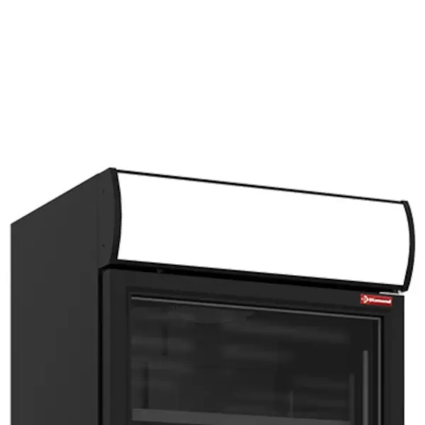 Koelkast | 494L | Zwart | +1°C/+9°C | Statisch + Ventilator | Wielen | 680x652x2130(h)mm